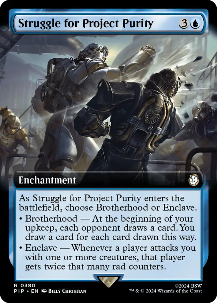 Struggle for Project Purity (Extended Art) [Fallout] - MTG Single