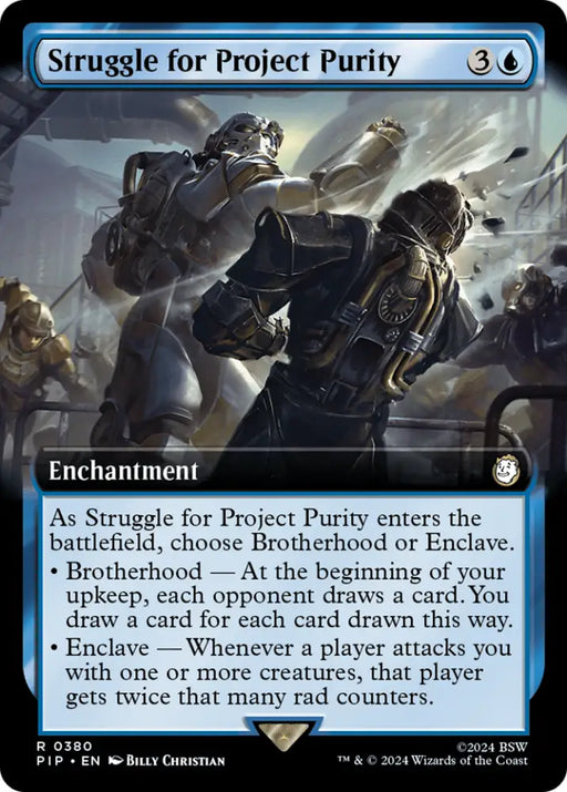 Struggle for Project Purity (Extended Art) [Fallout] - MTG Single