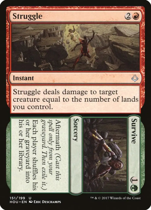 Struggle // Survive [Hour of Devastation] - MTG Single