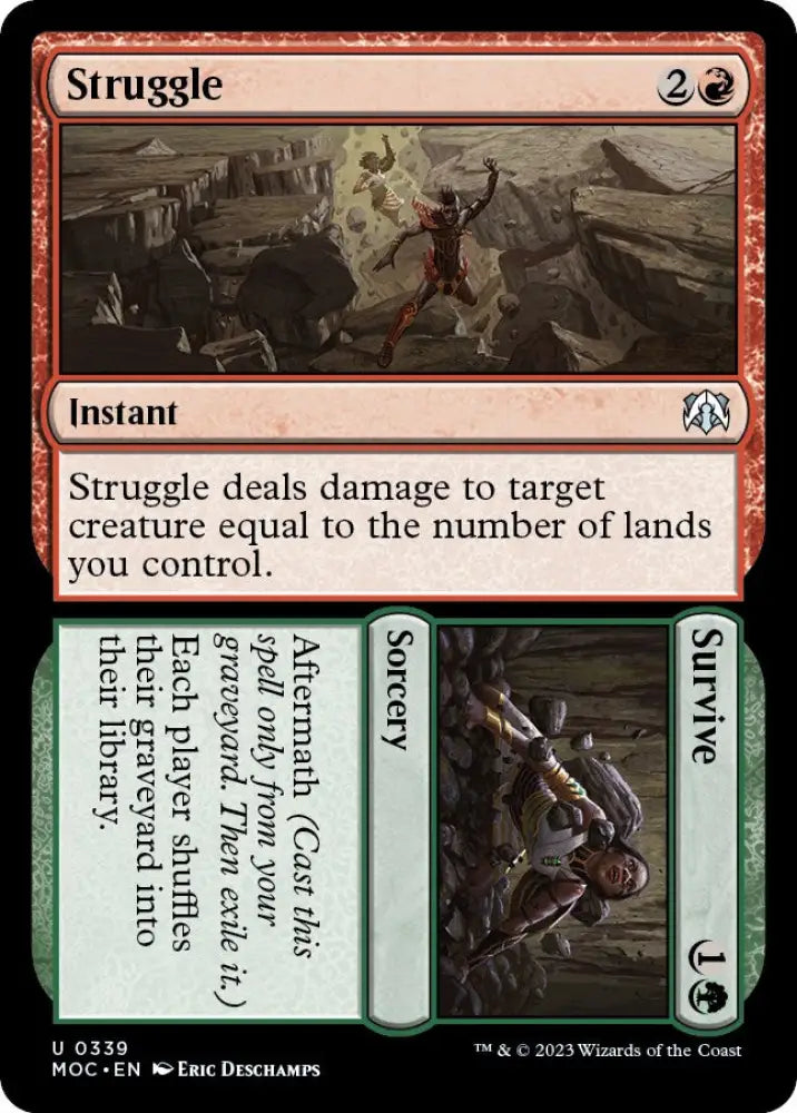 Struggle // Survive [March of the Machine Commander] - MTG Single