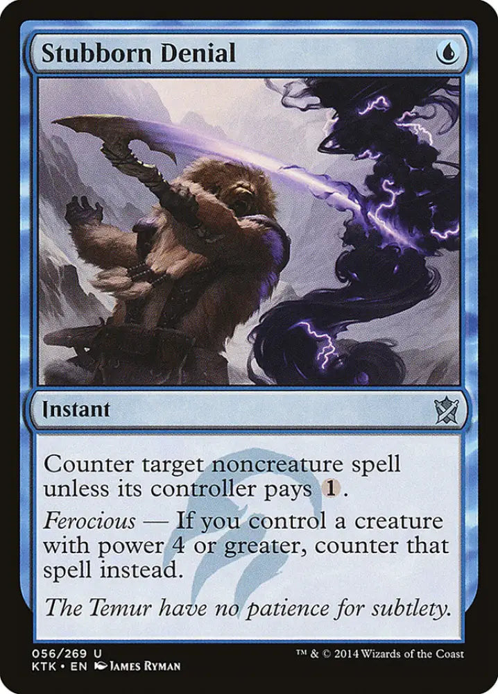 Stubborn Denial [Khans of Tarkir] - MTG Single