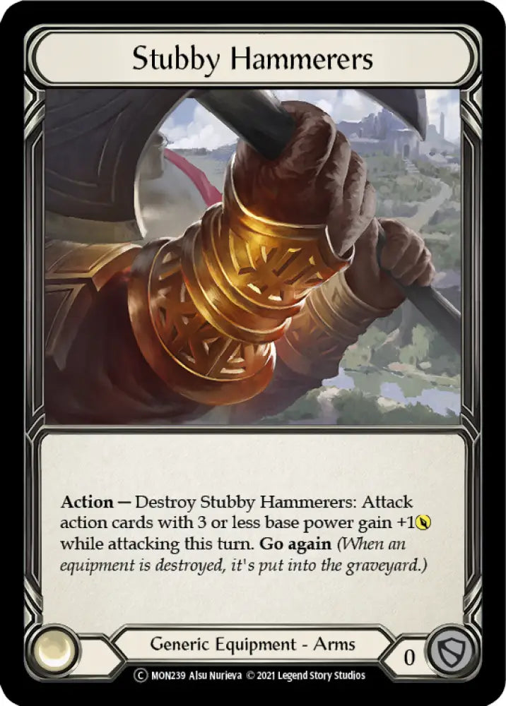 Stubby Hammerers [Monarch Unlimited] Unlimited Rainbow Foil - Flesh And Blood Single