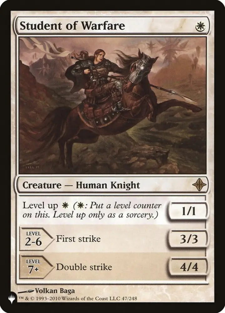 Student of Warfare [The List] - MTG Single