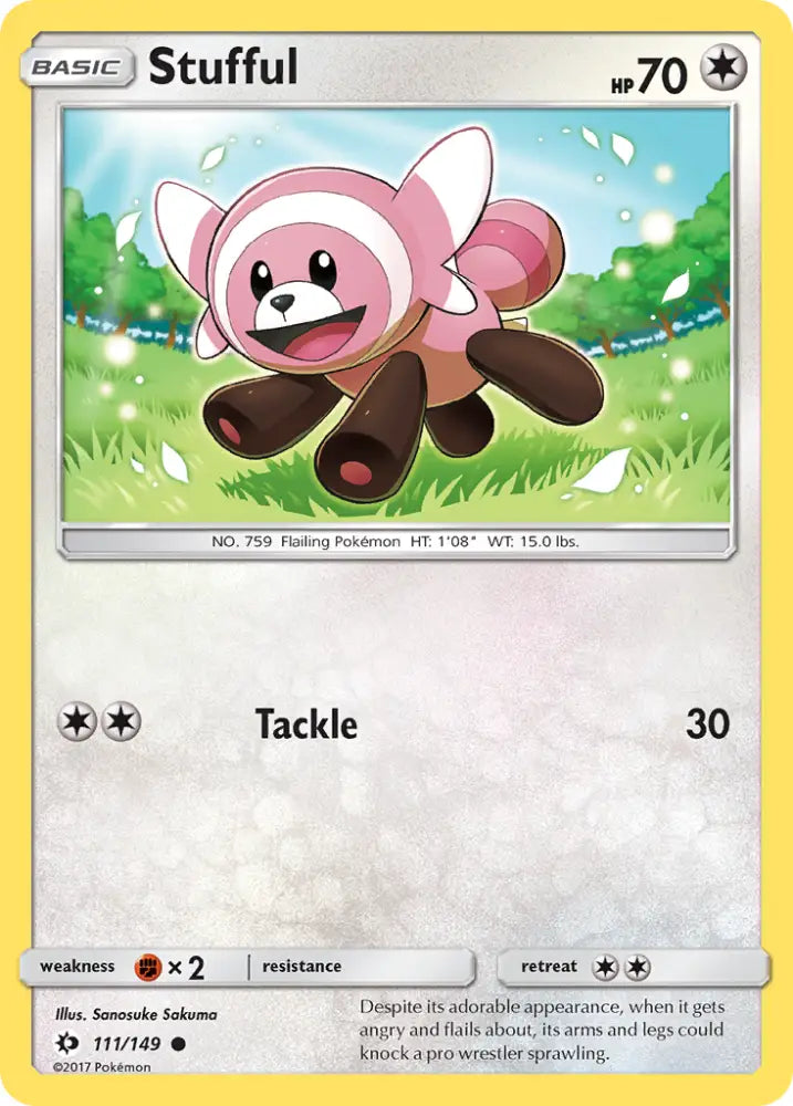 Stufful (111/149) [Sun & Moon: Base Set] - Pokemon Single