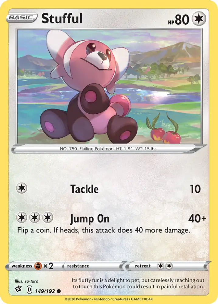 Stufful (149/192) [Sword & Shield: Rebel Clash] - Pokemon Single