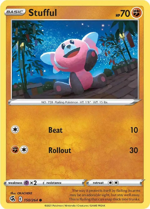 Stufful (150/264) [Sword & Shield: Fusion Strike] - Pokemon Single