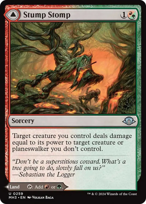 Stump Stomp // Burnwillow Clearing [Modern Horizons 3] - MTG Single