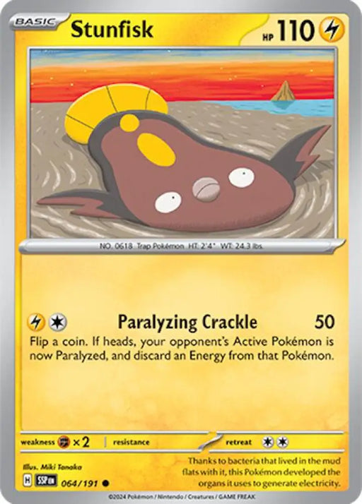 Stunfisk (064/191) [Scarlet & Violet: Surging Sparks] - Pokemon Single