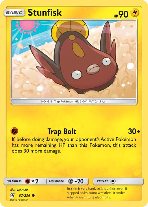 Stunfisk (67/236) [Sun & Moon: Unified Minds] - Pokemon Single
