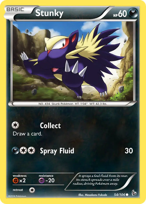 Stunky (54/106) [XY: Flashfire] - Pokemon Single