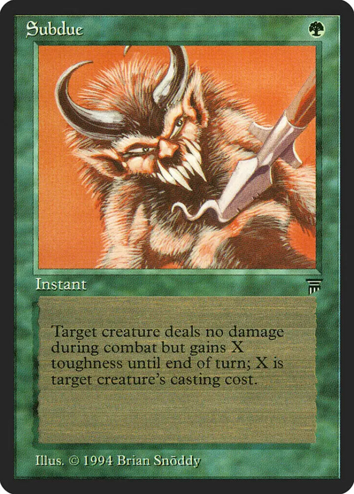 Subdue [Legends] - MTG Single
