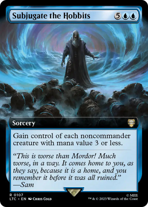 Subjugate the Hobbits (Extended Art) [The Lord of the Rings: Tales of Middle-Earth Commander] - MTG Single
