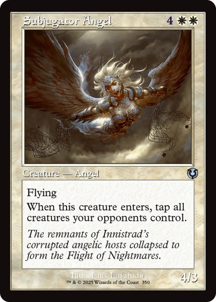 Subjugator Angel (Retro Frame) [Innistrad Remastered] - MTG Single