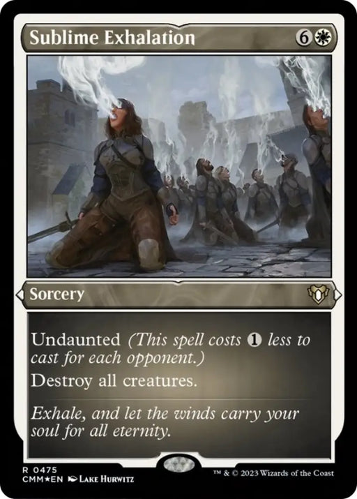 Sublime Exhalation (Foil Etched) [Commander Masters] - MTG Single