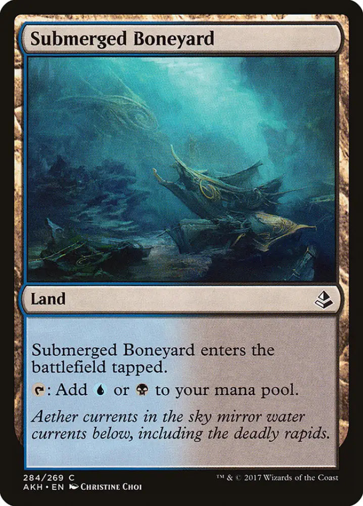 Submerged Boneyard [Amonkhet] - MTG Single