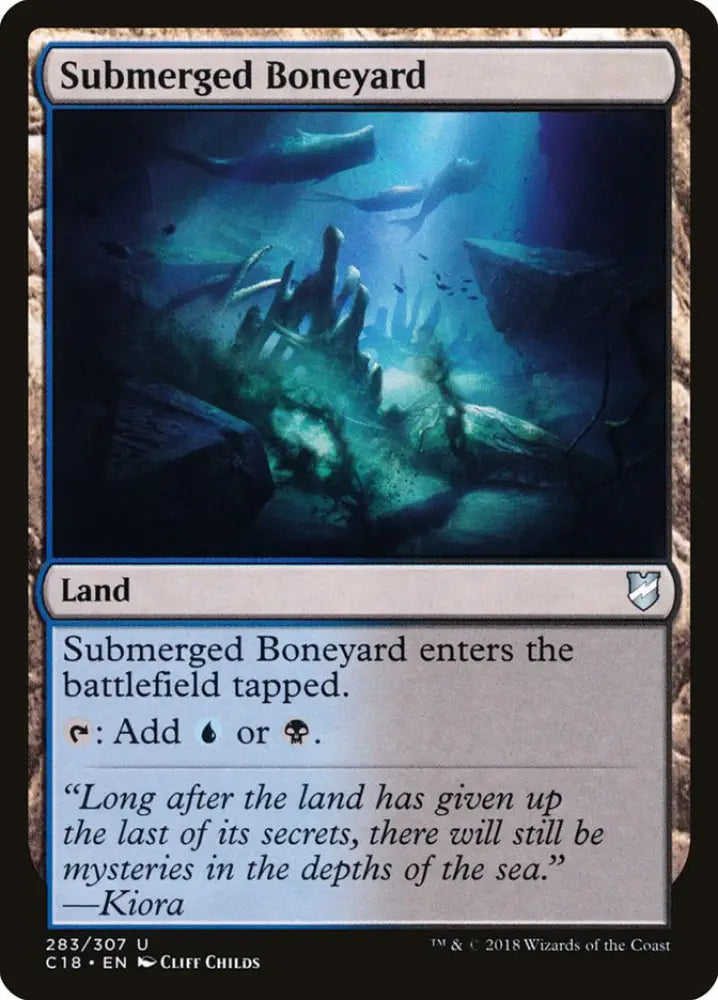 Submerged Boneyard [Commander 2018] - MTG Single