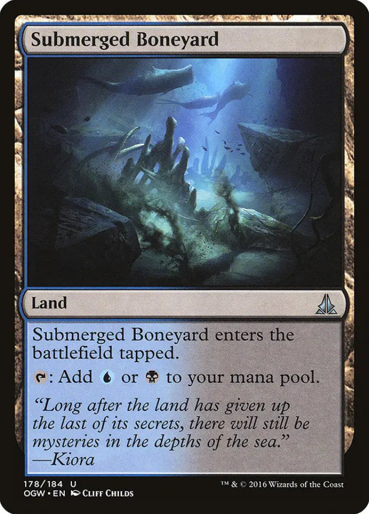 Submerged Boneyard [Oath of the Gatewatch] - MTG Single