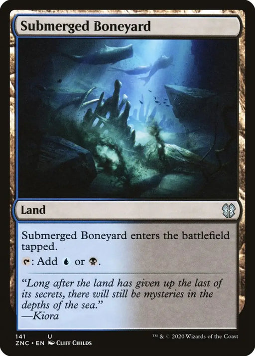 Submerged Boneyard [Zendikar Rising Commander] - MTG Single