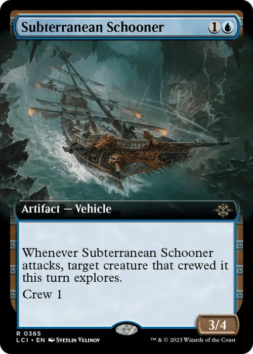 Subterranean Schooner (Extended Art) [The Lost Caverns of Ixalan] - MTG Single