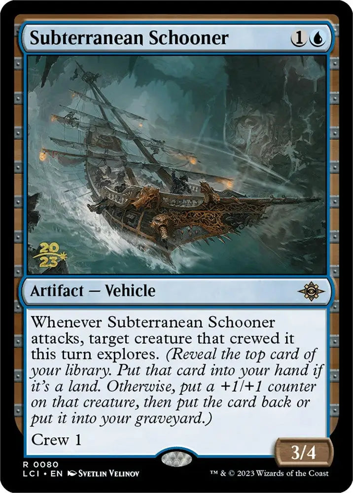 Subterranean Schooner [The Lost Caverns of Ixalan Prerelease Cards] - MTG Single