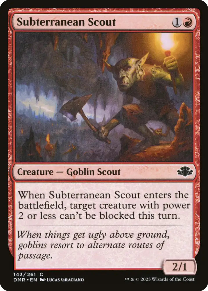 Subterranean Scout [Dominaria Remastered] - MTG Single