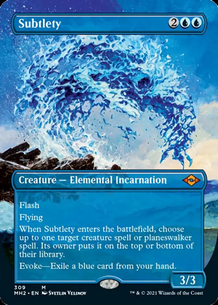 Subtlety (Borderless Alternate Art) [Modern Horizons 2] - MTG Single