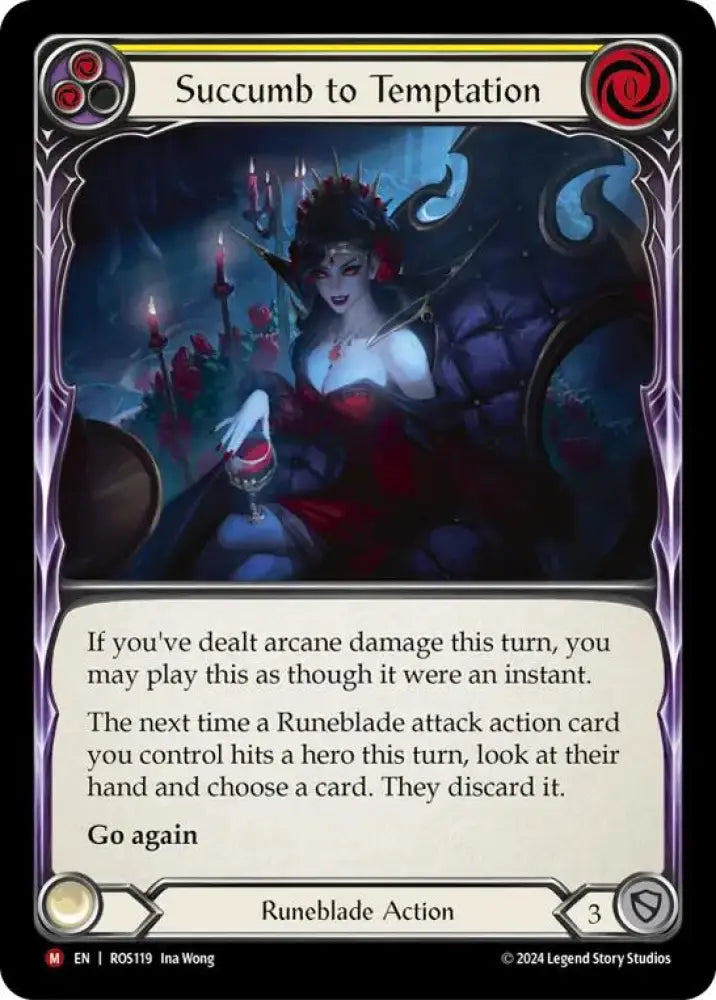 Succumb to Temptation [Rosetta] Rainbow Foil - Flesh And Blood Single