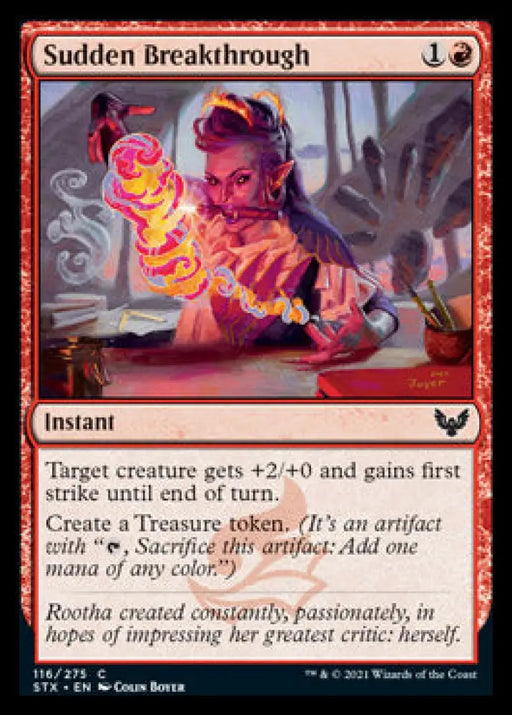 Sudden Breakthrough [Strixhaven: School of Mages] - MTG Single