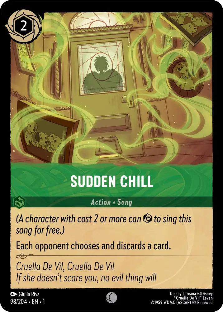 Sudden Chill (98/204) [The First Chapter] - Lorcana Single