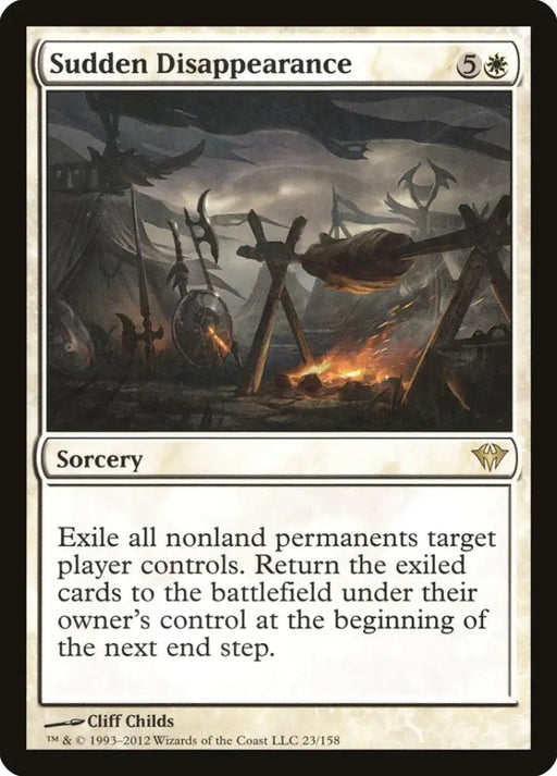 Sudden Disappearance [Dark Ascension] - MTG Single