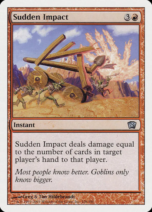 Sudden Impact (226) [Eighth Edition] - MTG Single