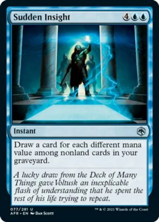 Sudden Insight [Dungeons & Dragons: Adventures in the Forgotten Realms] - MTG Single