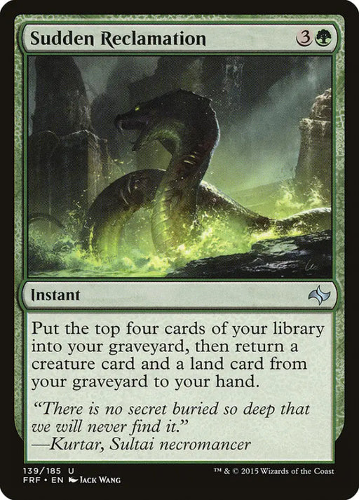 Sudden Reclamation [Fate Reforged] - MTG Single