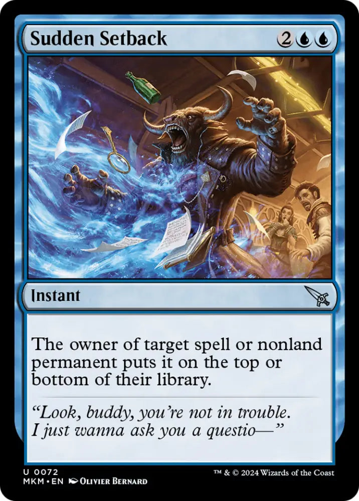 Sudden Setback (Green) [Murders at Karlov Manor] - MTG Single