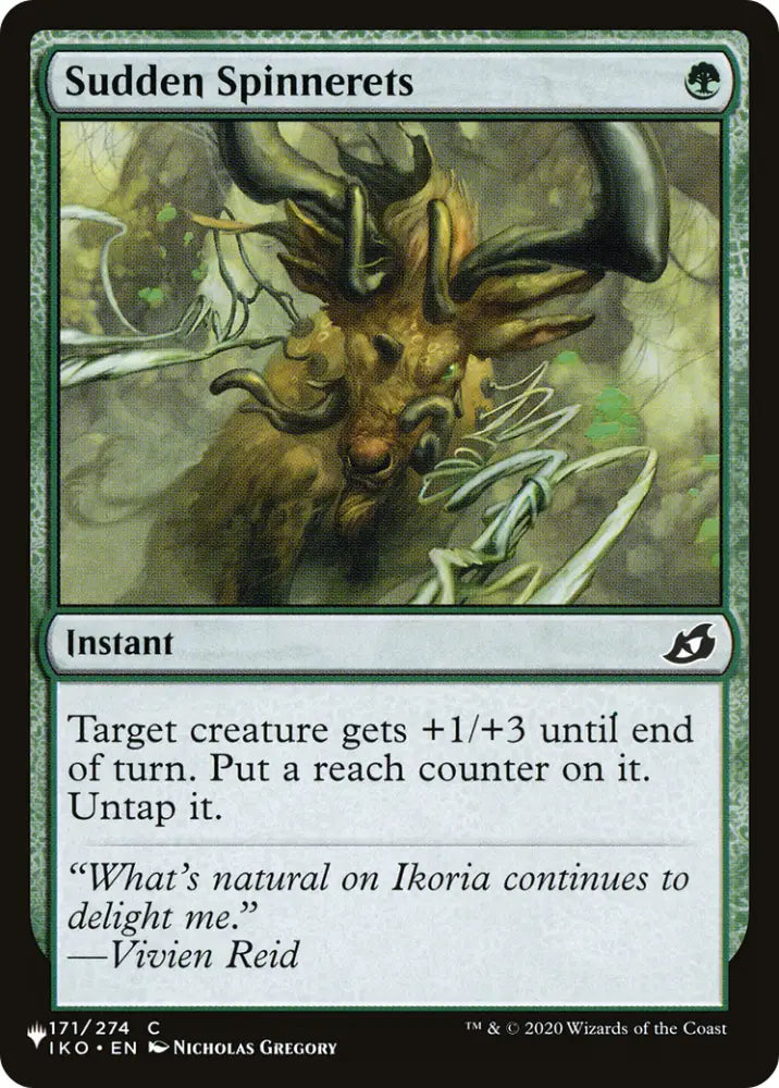 Sudden Spinnerets [The List] - MTG Single