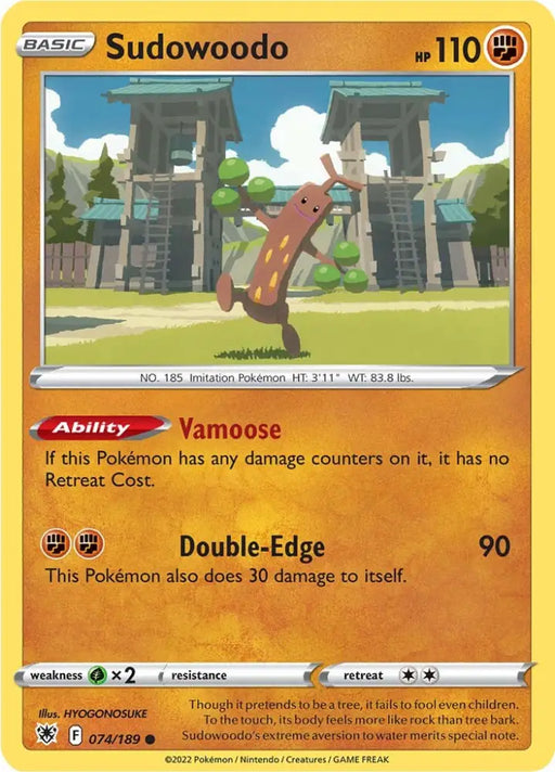 Sudowoodo (074/189) [Sword & Shield: Astral Radiance] - Pokemon Single