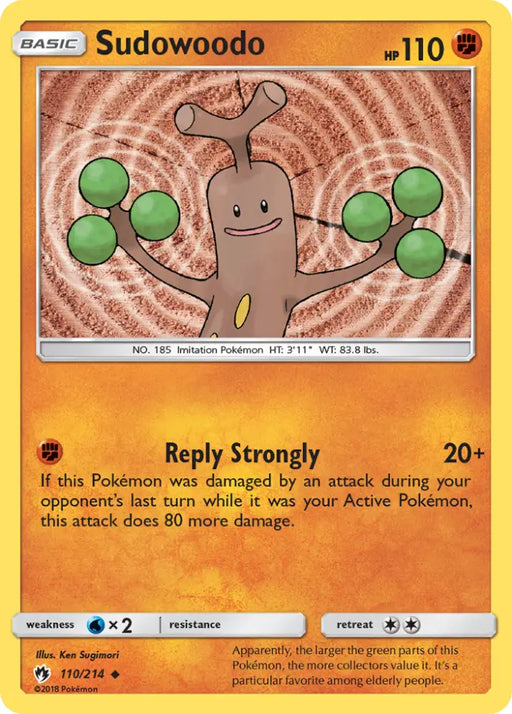 Sudowoodo (110/214) [Sun & Moon: Lost Thunder] - Pokemon Single