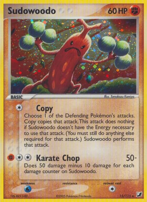 Sudowoodo (15/115) [EX: Unseen Forces] - Pokemon Single