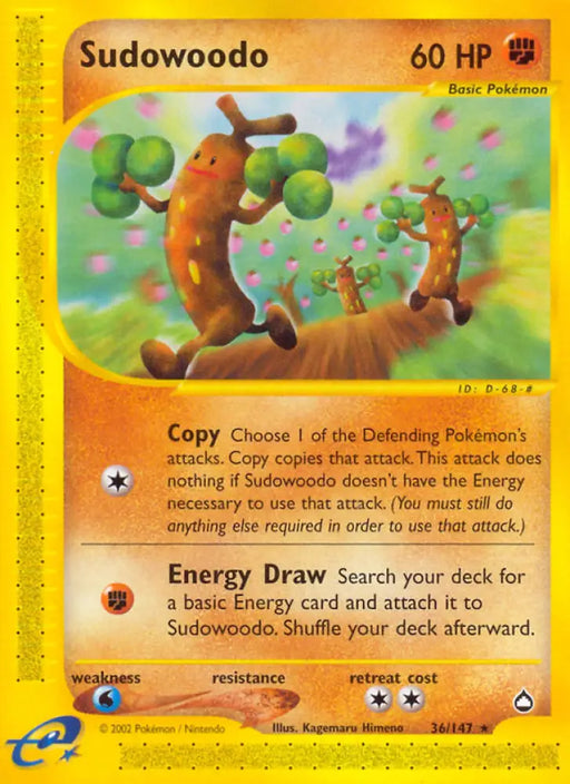 Sudowoodo (36/147) [Aquapolis] - Pokemon Single