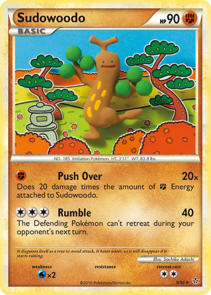 Sudowoodo (9/95) [HeartGold & SoulSilver: Unleashed] - Pokemon Single