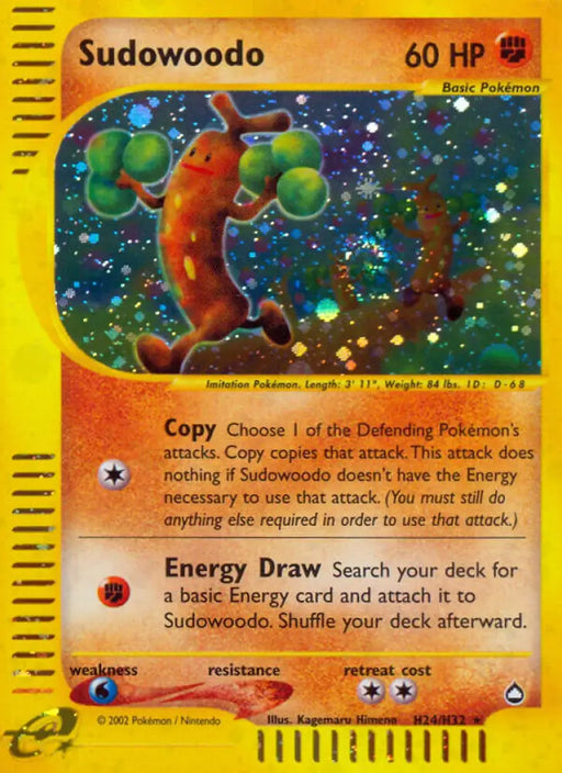 Sudowoodo (H24/H32) [Aquapolis] - Pokemon Single