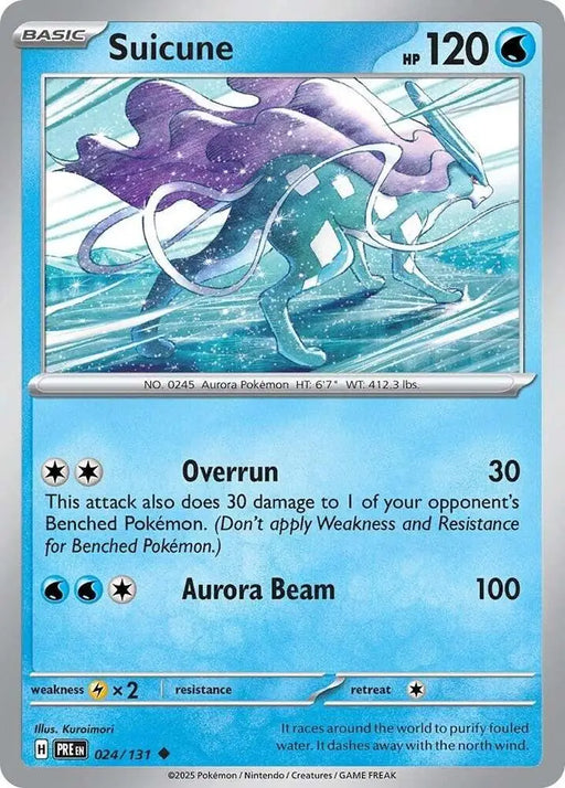 Suicune (024/131) [Scarlet & Violet: Prismatic Evolutions] - Pokemon Single