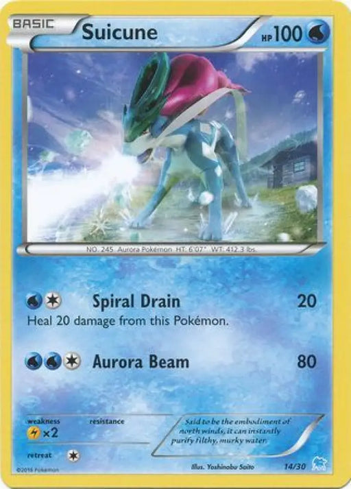 Suicune (14/30) [XY: Trainer Kit 3 - Suicune] - Pokemon Single