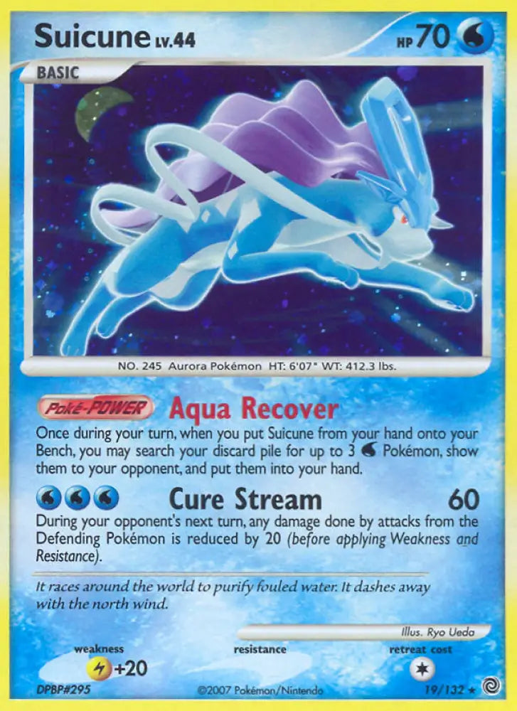 Suicune (19/132) [Diamond & Pearl: Secret Wonders] - Pokemon Single