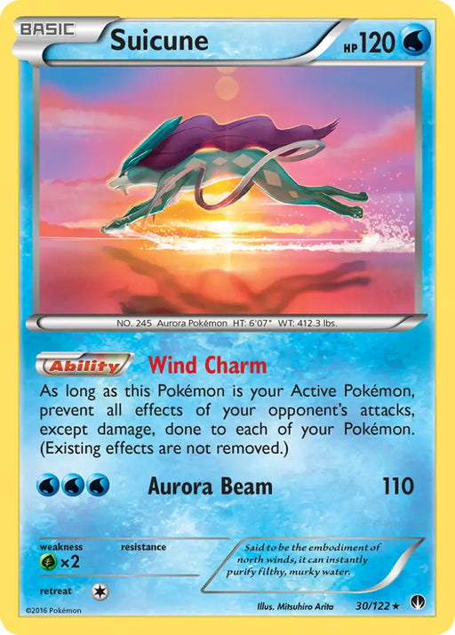 Suicune (30/122) [XY: BREAKpoint] - Pokemon Single