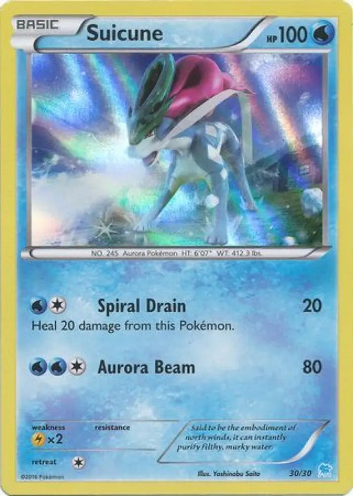 Suicune (30/30) [XY: Trainer Kit 3 - Suicune] - Pokemon Single