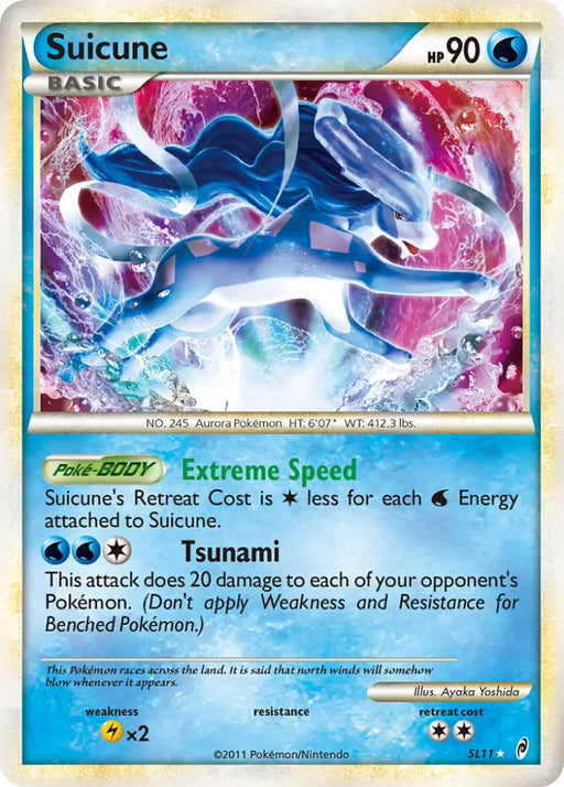Suicune (SL11) [HeartGold & SoulSilver: Call of Legends] - Pokemon Single