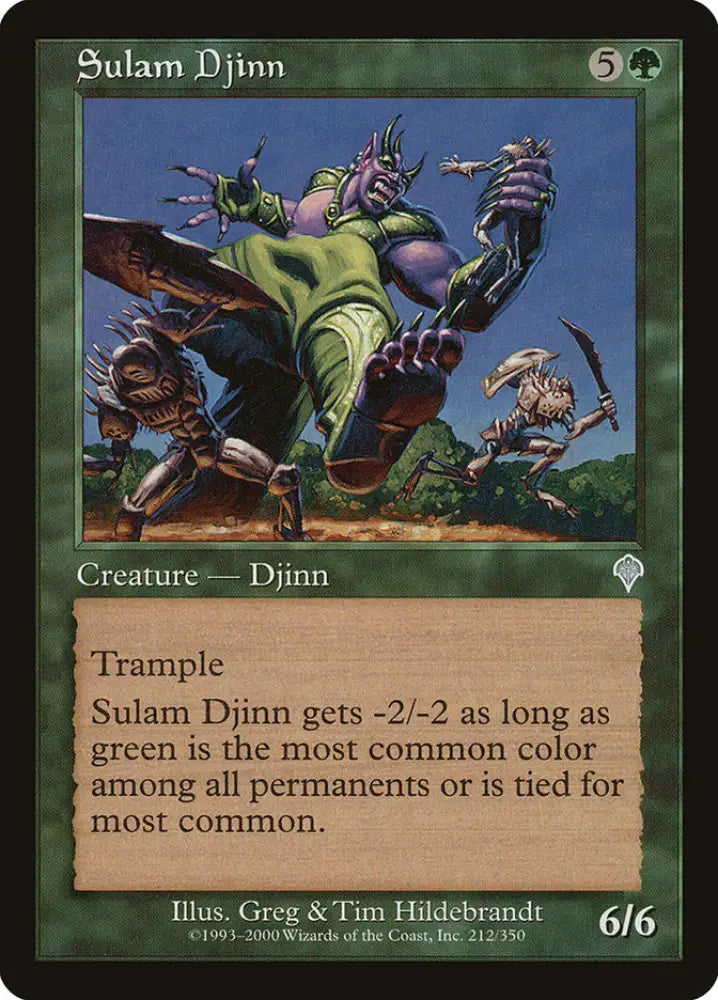 Sulam Djinn [Invasion] - MTG Single