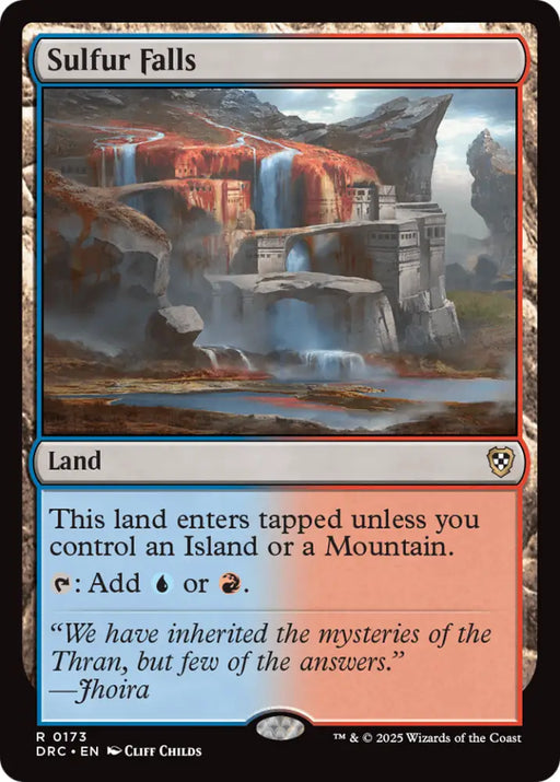 Sulfur Falls [Aetherdrift Commander] - MTG Single