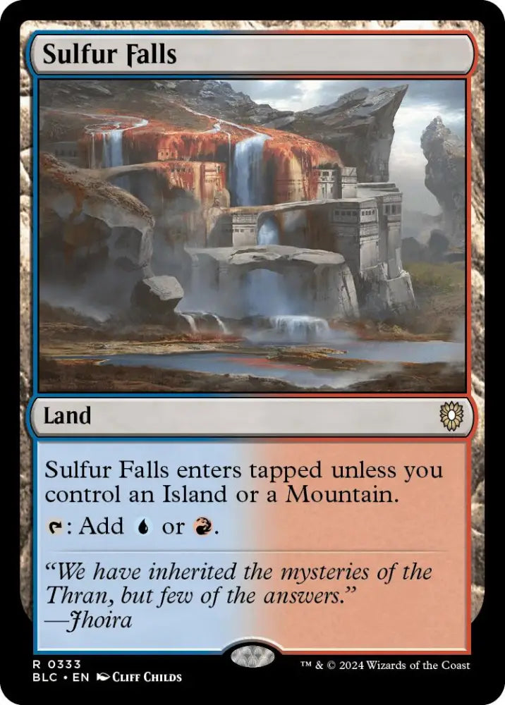 Sulfur Falls [Bloomburrow Commander] - MTG Single